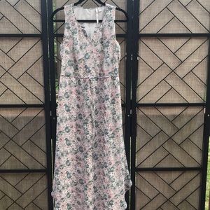 Lauren Conrad floral sleeveless maxi dress